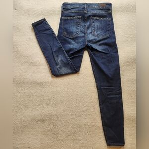 Kut From The Kloth Womens Size 4 Blue Jeans Straight Stretch Skinny Mid Rise